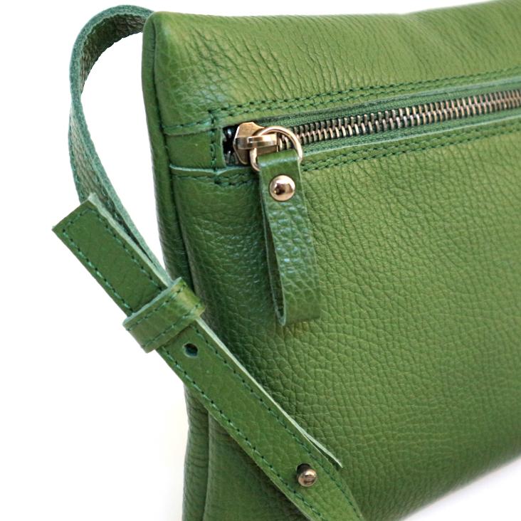 Griesbach – Sunny Bag aus strukturiertem Leder Farbe Grün - 1