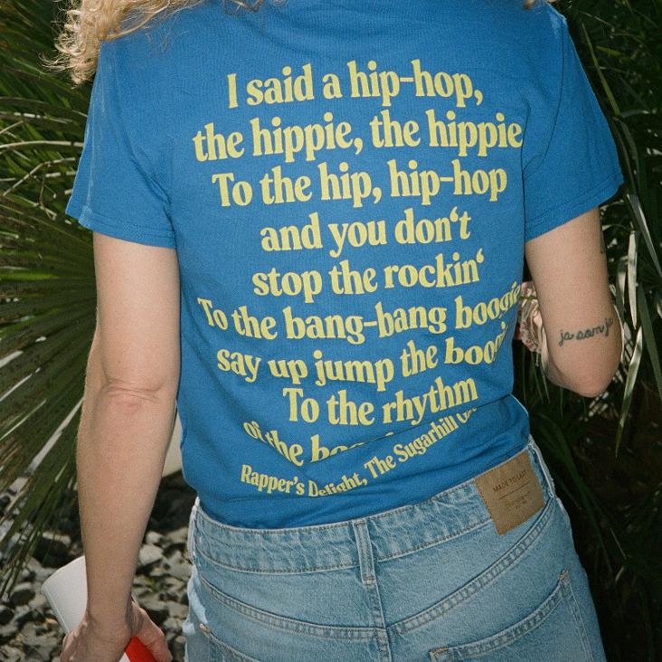 to a T. – LIMITED FIFTY based on a true story T–Shirt `Hip-hop` Farbe Blau Grösse S