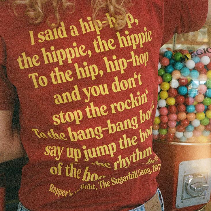 to a T. – LIMITED FIFTY based on a true story T–Shirt `Hip-hop` Farbe Rot Grösse S